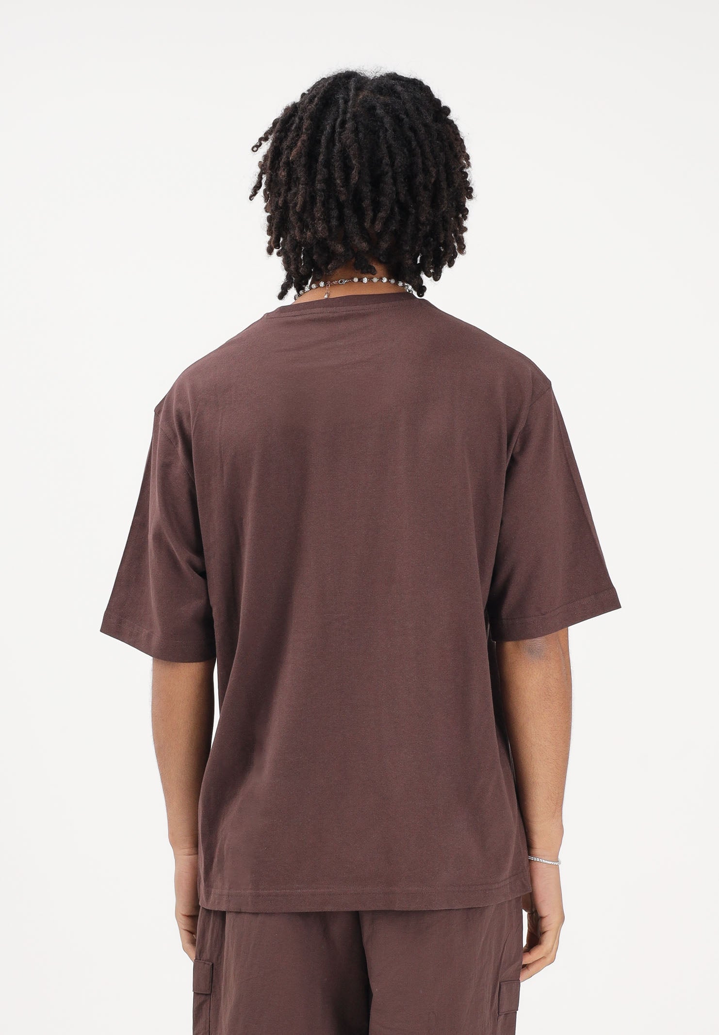 PUMA T-shirt a manica corta WARDROBE ESS marrone da uomo 629645 31 PUMA 