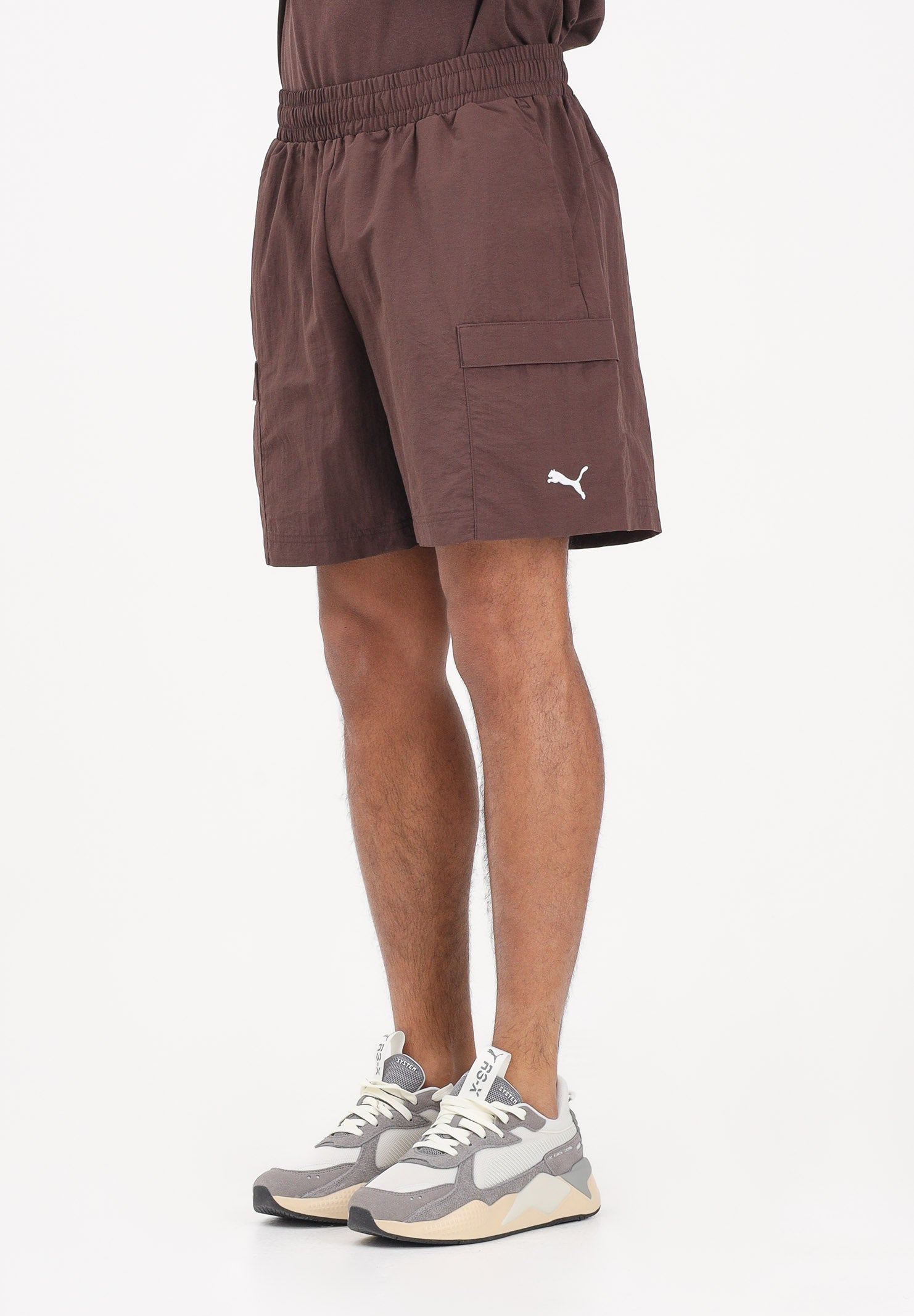 PUMA Shorts sportivo WARDROBE ESS marrone da uomo 629656 31 PUMA 