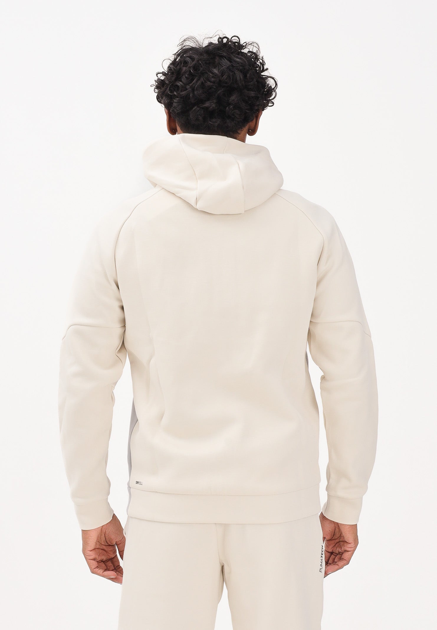 PUMA Felpa con zip PUMATECH panna da uomo 629674 91 PUMA 