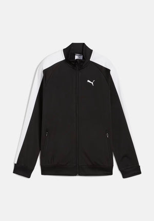 PUMA Felpa con zip T7 ALWAYS ON nera per bambino e bambina 629875 01 PUMA 