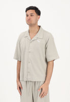 PUMA Camicia a manica corta Wardrobe Essentials beige da uomo 634363 61 PUMA 