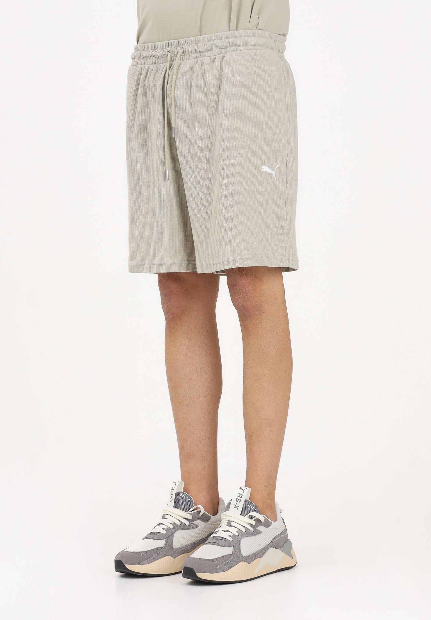 PUMA Shorts sportivo Wardrobe Ess beige da uomo 634367 61 PUMA 