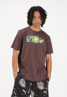 PUMA T-shirt a manica corta Sunset Drive marrone da uomo 634394 31 PUMA 