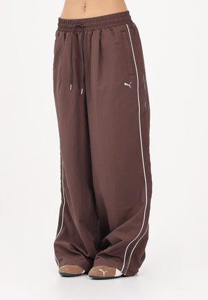PUMA Pantalone sportivo T7 marrone da donna 634559 13 PUMA 
