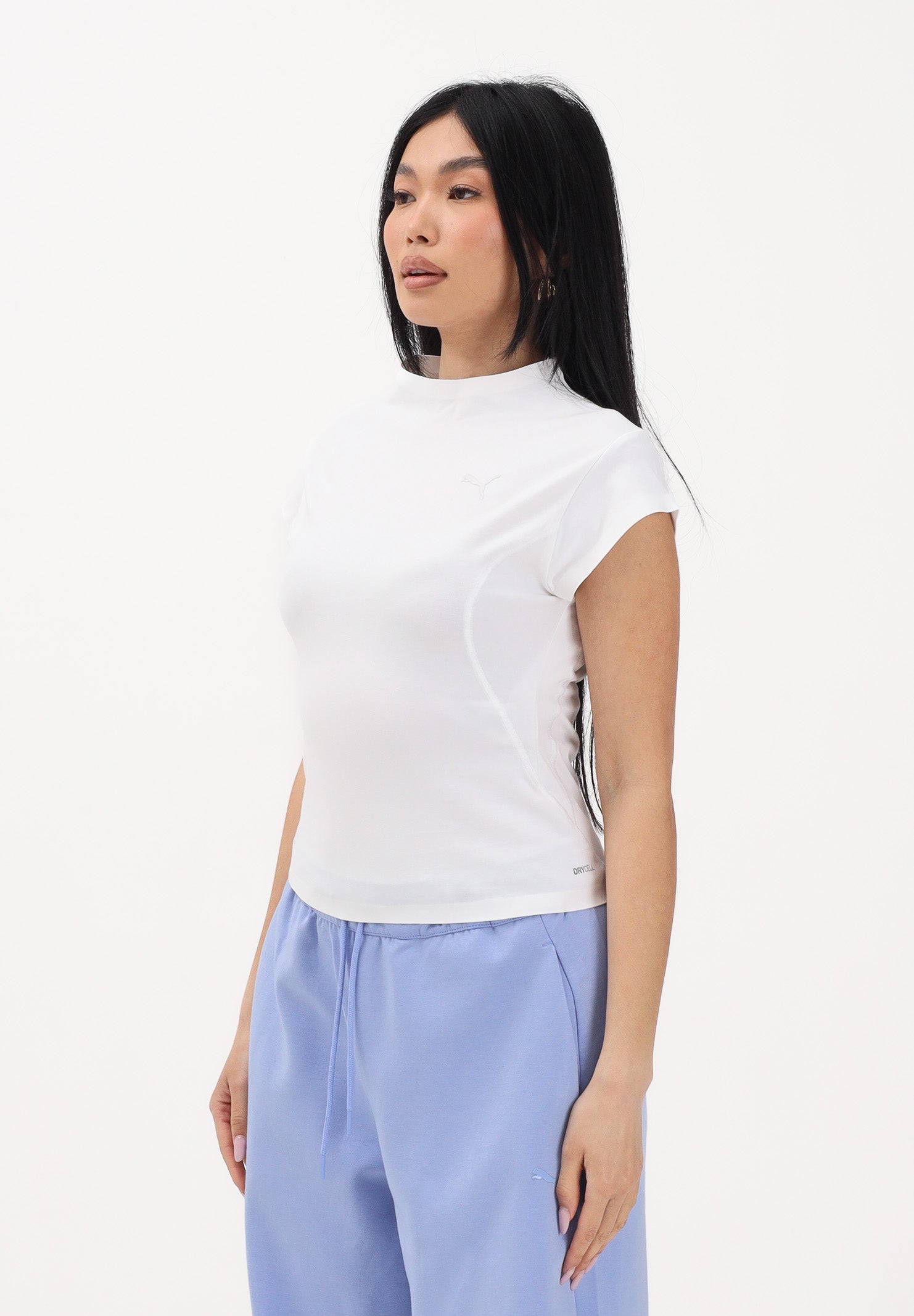 PUMA T-shirt a manica corta PUMATECH SENSE dryCELL bianca da donna 634568 02 PUMA 