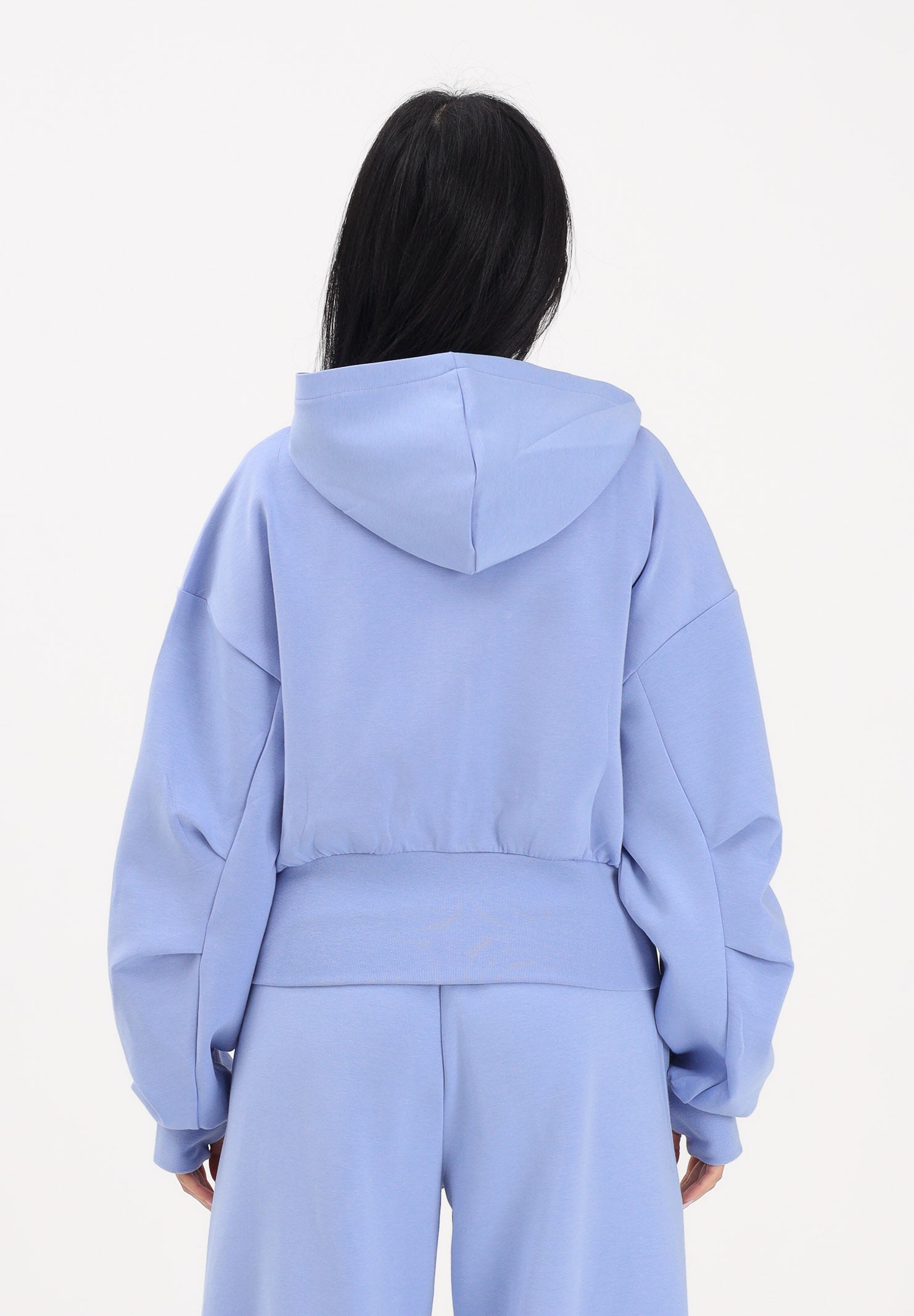 PUMA Felpa con zip PUMATECH SENSE azzurro polvere da donna 634571 60 PUMA 
