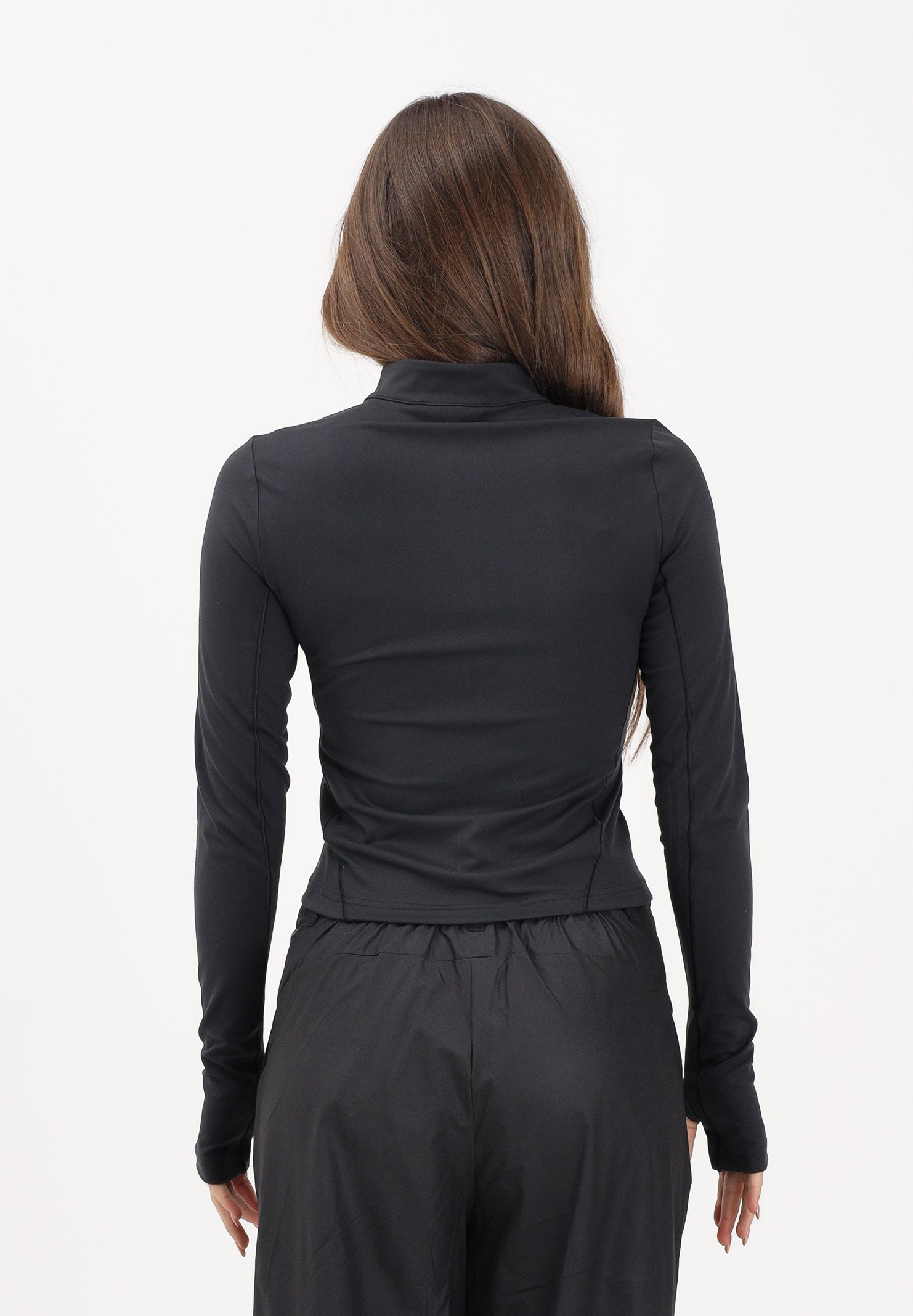 PUMA Felpa con zip PUMATECH SENSE nera da donna 634573 01 PUMA 