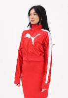 PUMA Felpa con zip FUTURE.PUMA.ARCHIVE T7 rossa da donna 634592 11 PUMA 