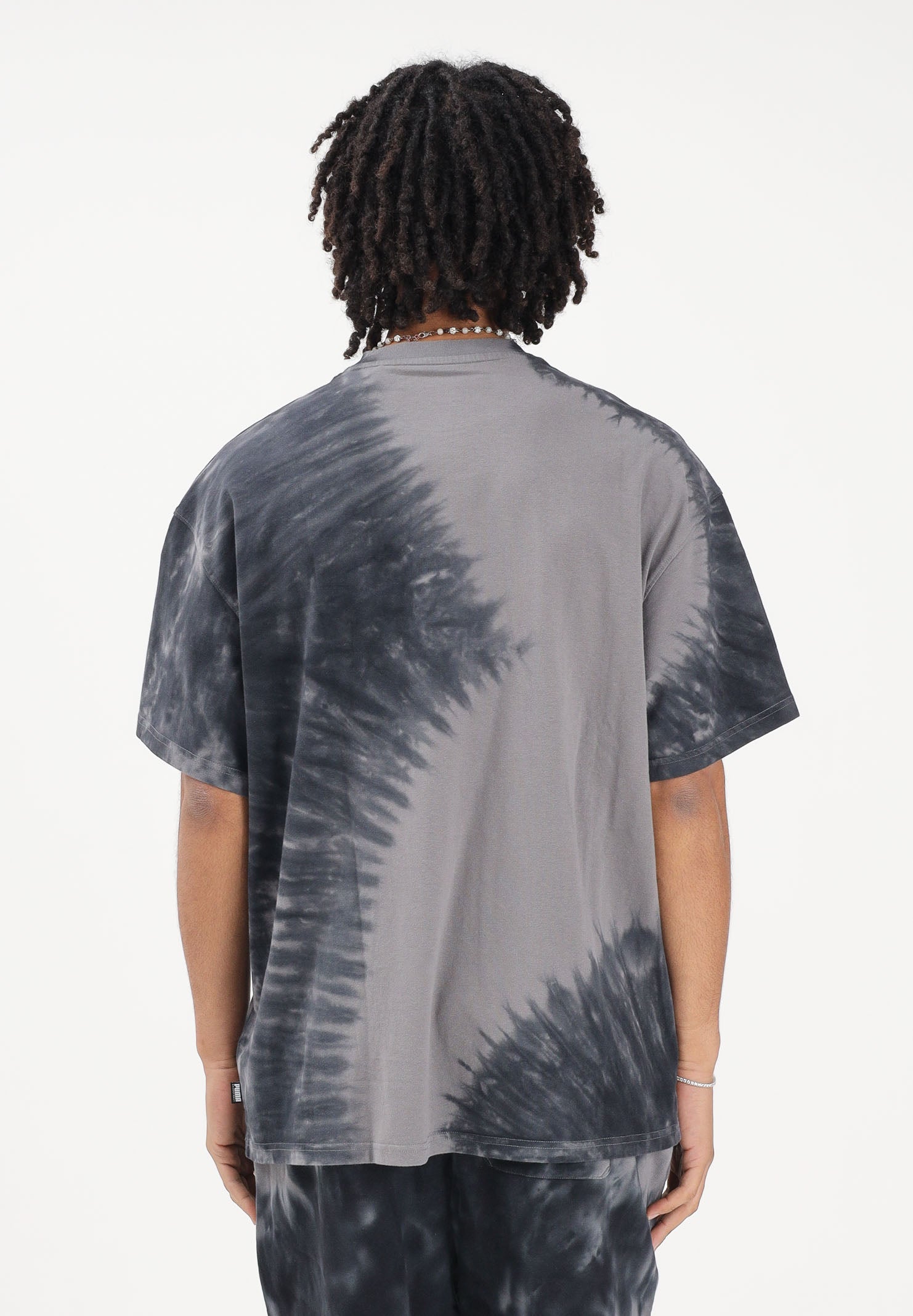 PUMA T-shirt a manica corta What The Fun grigia da uomo 635002 01 PUMA 