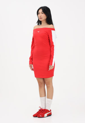 PUMA Abito corto T7 rosso da donna 635383 11 PUMA 