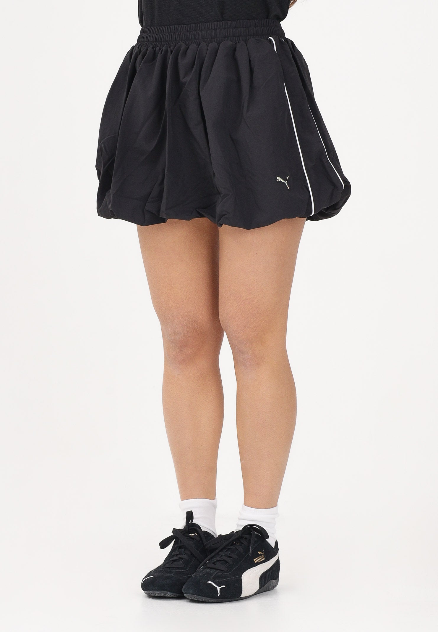 PUMA Gonna corta T7 nera da donna 635461 01 PUMA 
