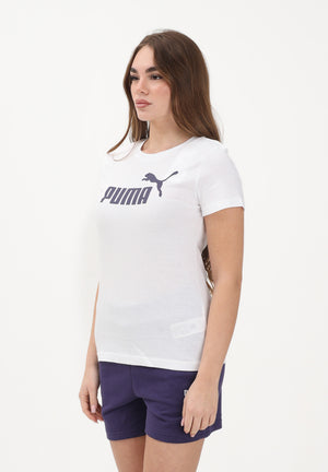 PUMA T-shirt a manica corta ESS N. 1 bianca da donna 682371 51 PUMA 
