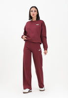 PUMA Pantalone sportivo ESS N. 1 bordeaux da donna con logo 682429 96 PUMA 