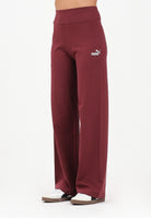 PUMA Pantalone sportivo ESS N. 1 bordeaux da donna con logo 682429 96 PUMA 