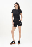 PUMA Shorts sportivo nero da donna con logo ESS N. 1 682440 01 PUMA 
