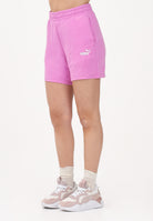 PUMA Shorts sportivo ESS Small No. 1 Logo 5'' High-Waist fucsia da donna 682441 74 PUMA 