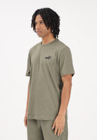 PUMA T-shirt a manica corta Ess Small No. 1 Logo verde militare da uomo 682535 81 PUMA 