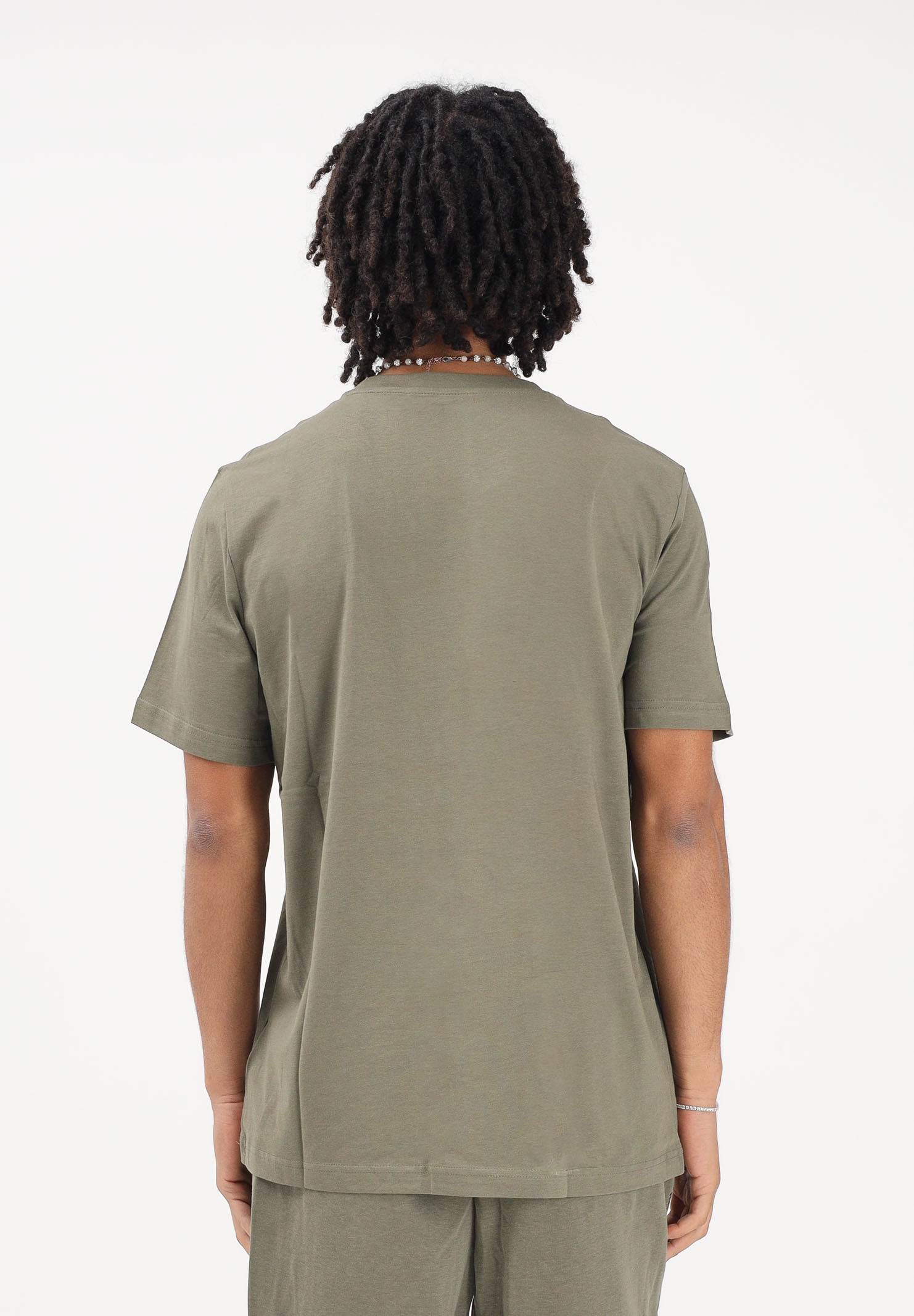 PUMA T-shirt a manica corta Ess Small No. 1 Logo verde militare da uomo 682535 81 PUMA 