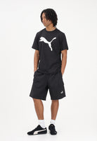 PUMA T-shirt a manica corta Ess nera da uomo 682536 01 PUMA 