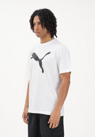 PUMA T-shirt a manica corta Ess bianca da uomo 682536 02 PUMA 