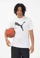 PUMA T-shirt a manica corta Ess bianca da uomo 682536 02 PUMA 