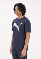 PUMA T-shirt a manica corta Ess blu da uomo 682536 16 PUMA 