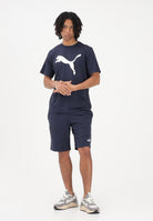PUMA T-shirt a manica corta Ess blu da uomo 682536 16 PUMA 