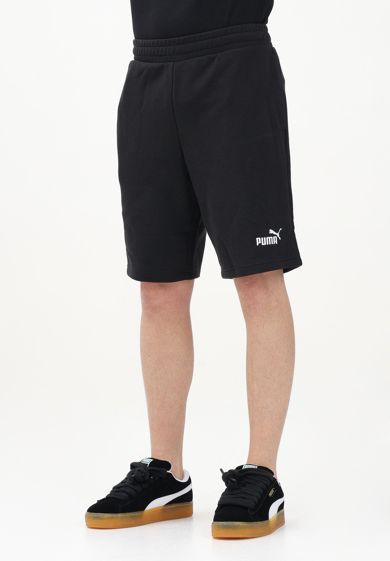PUMA Pantalone sportivo Essentials No. 1 Logo 10" nero da uomo 682594 01 PUMA 