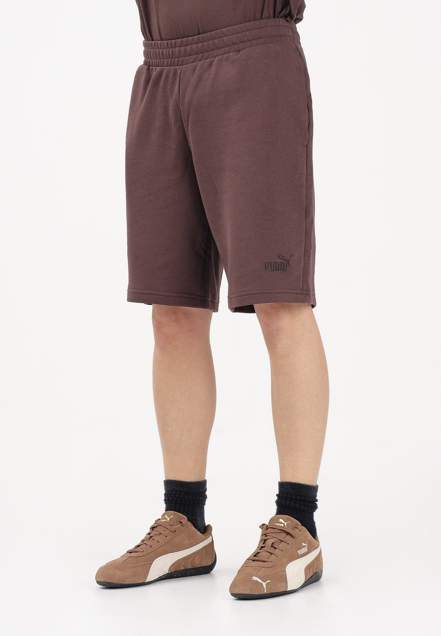 PUMA Shorts sportivo Essentials No. 1 Logo 10" marrone da uomo 682595 31 PUMA 