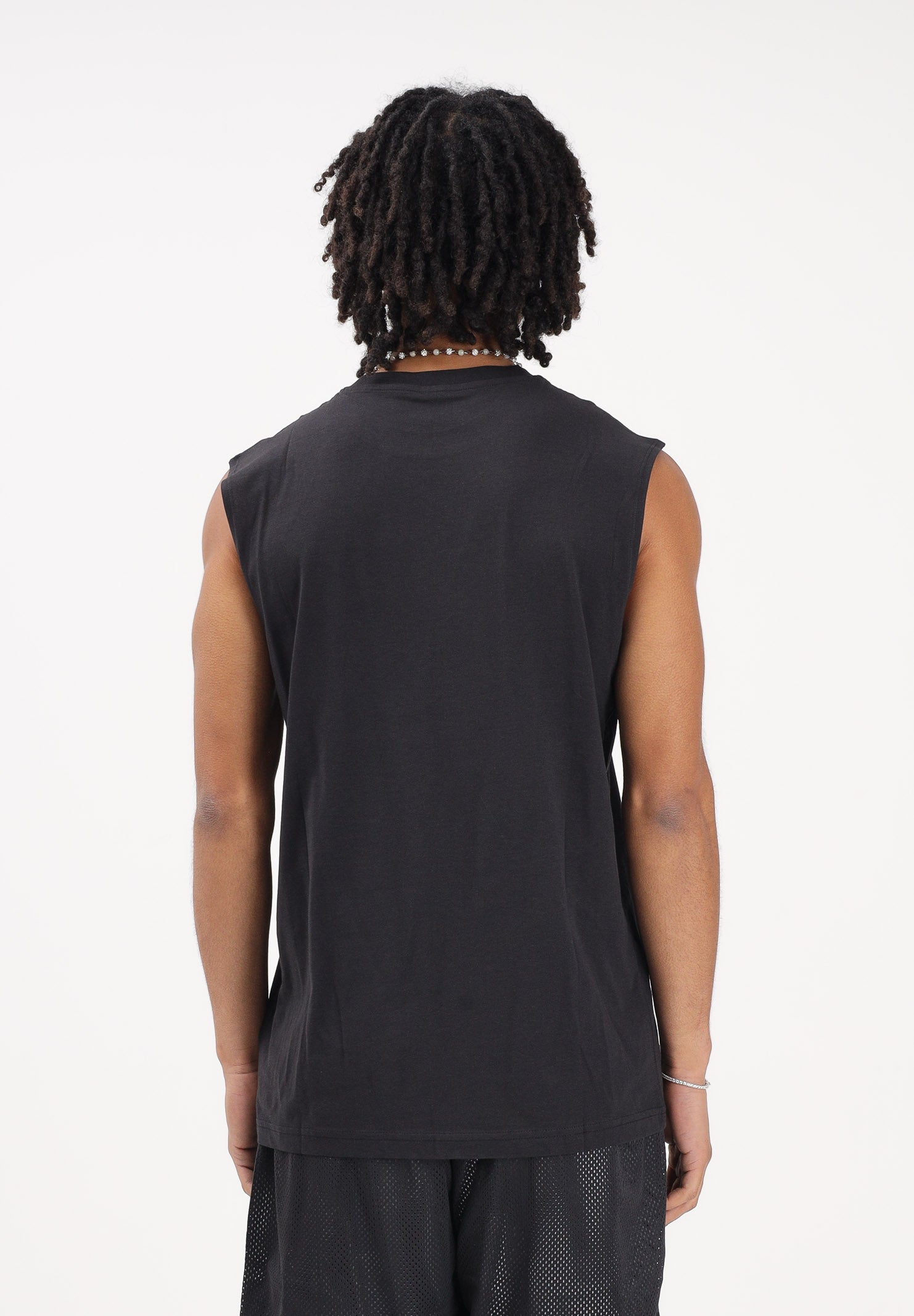 PUMA T-shirt senza maniche Essentials nera da uomo 682626 01 PUMA 
