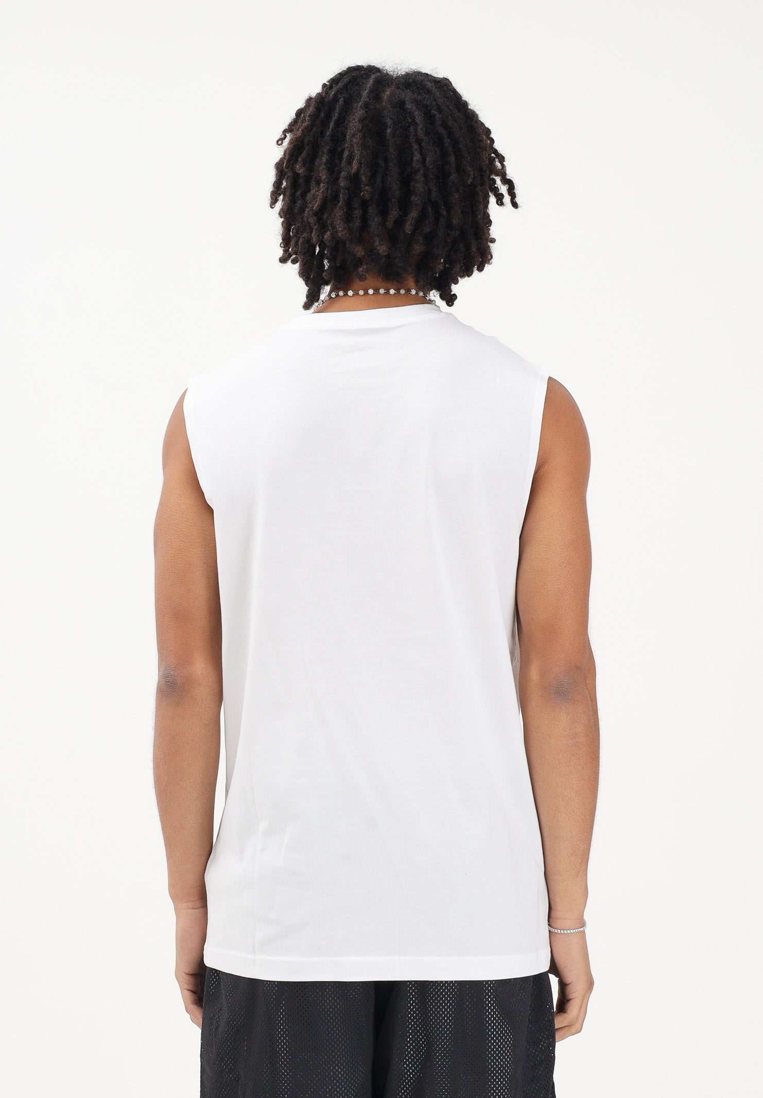 PUMA T-shirt senza maniche Essentials bianca da uomo 682626 02 PUMA 