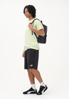 PUMA T-shirt a manica corta Essentials 2 Colour N.1 Logo verde lime da uomo 684708 76 PUMA 