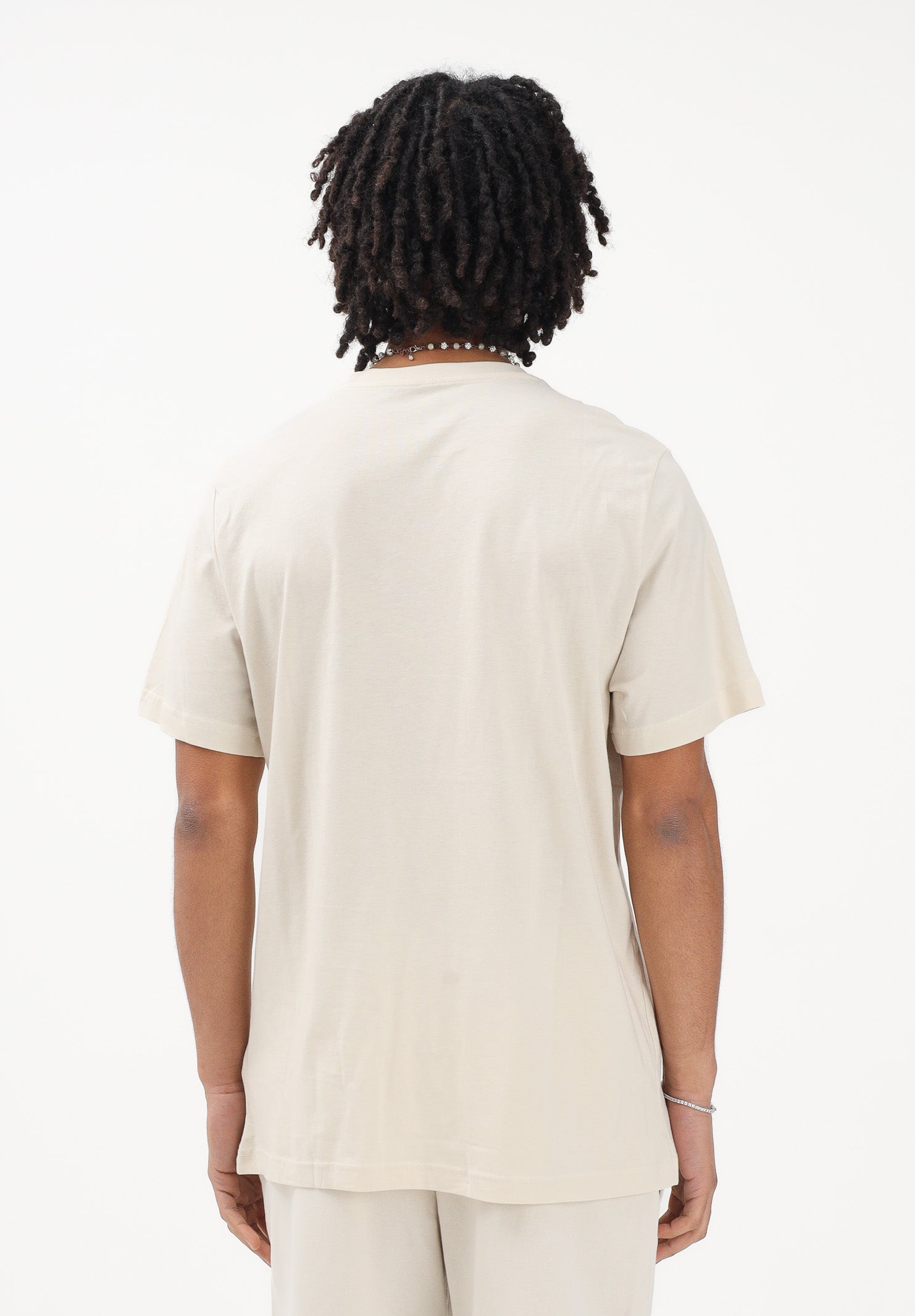 PUMA T-shirt a manica corta Essentials 2 Colour N.1 Logo panna da uomo 684708 86 PUMA 