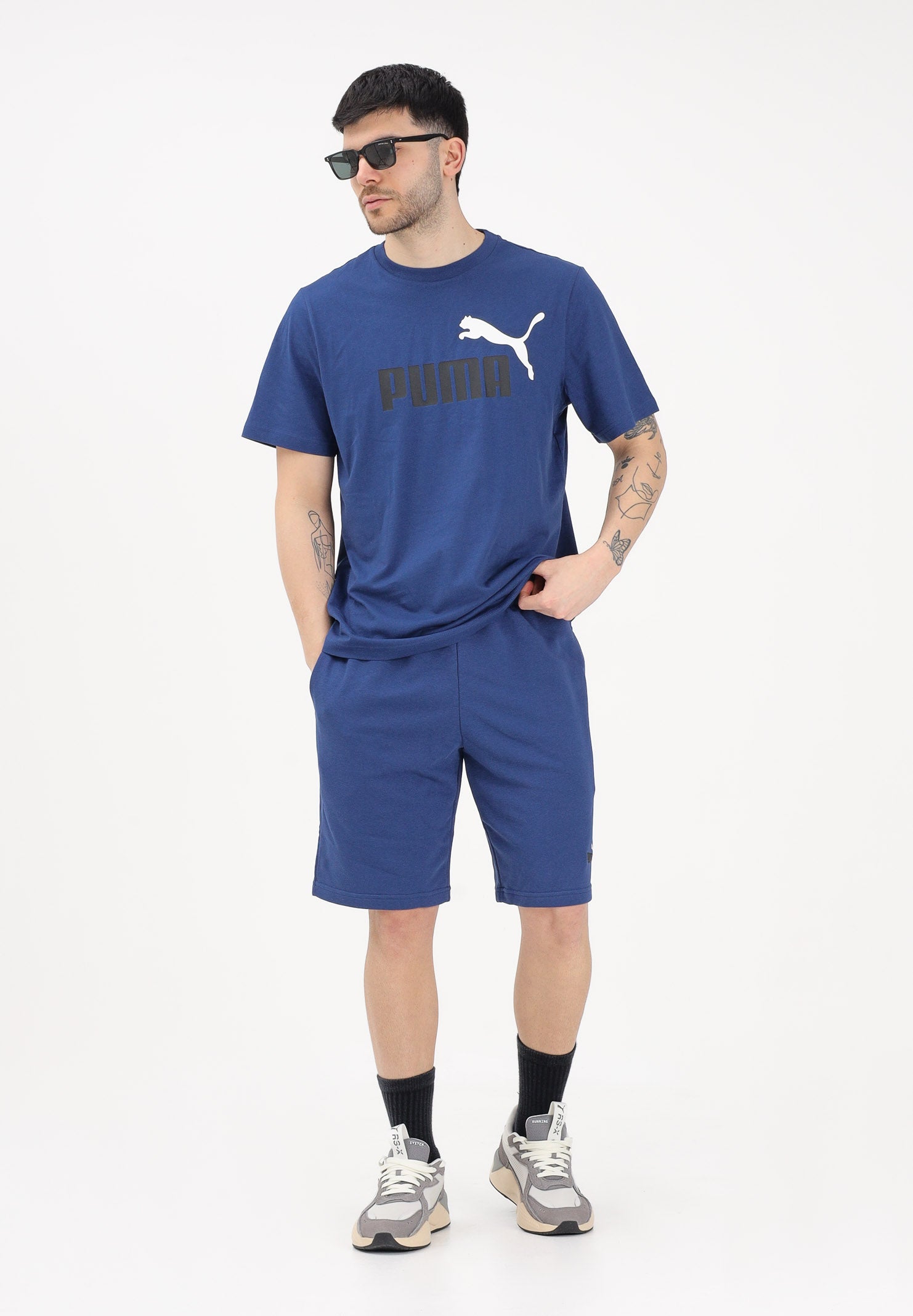 PUMA Shorts sportivo Essentials blu da uomo 684715 49 PUMA 
