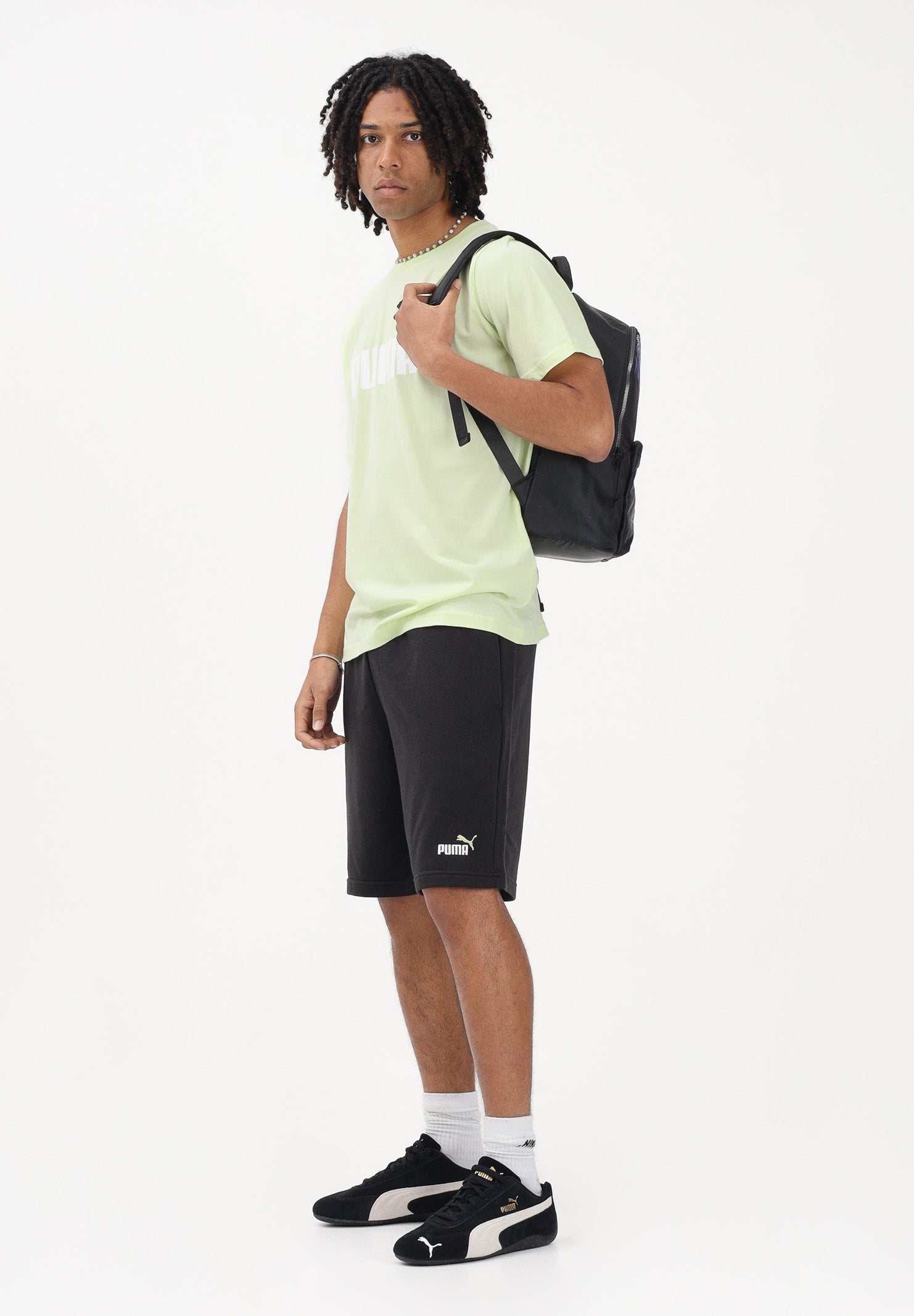 PUMA Shorts sportivo Essentials nero da uomo 684715 56 PUMA 