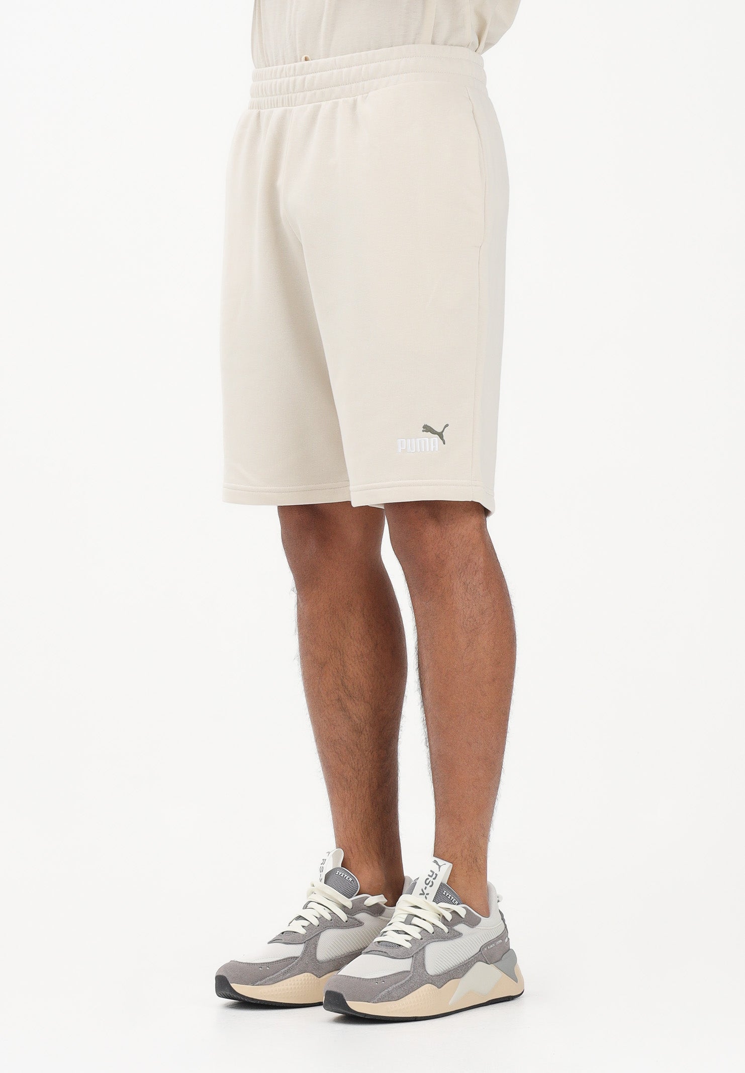 PUMA Shorts sportivo Essentials panna da uomo 684715 88 PUMA 