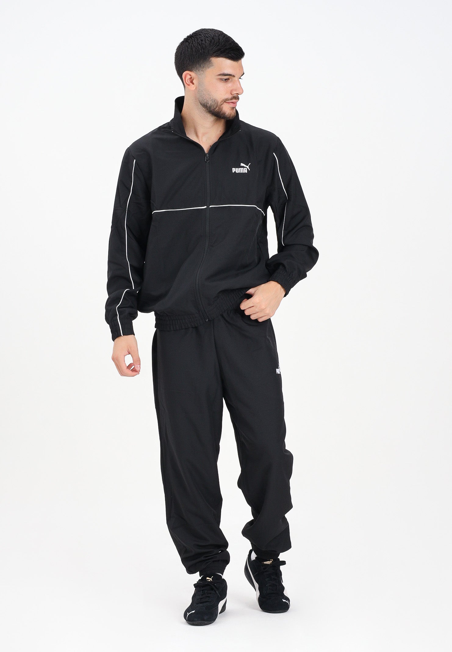PUMA Tuta nera da uomo 688174 01 PUMA 