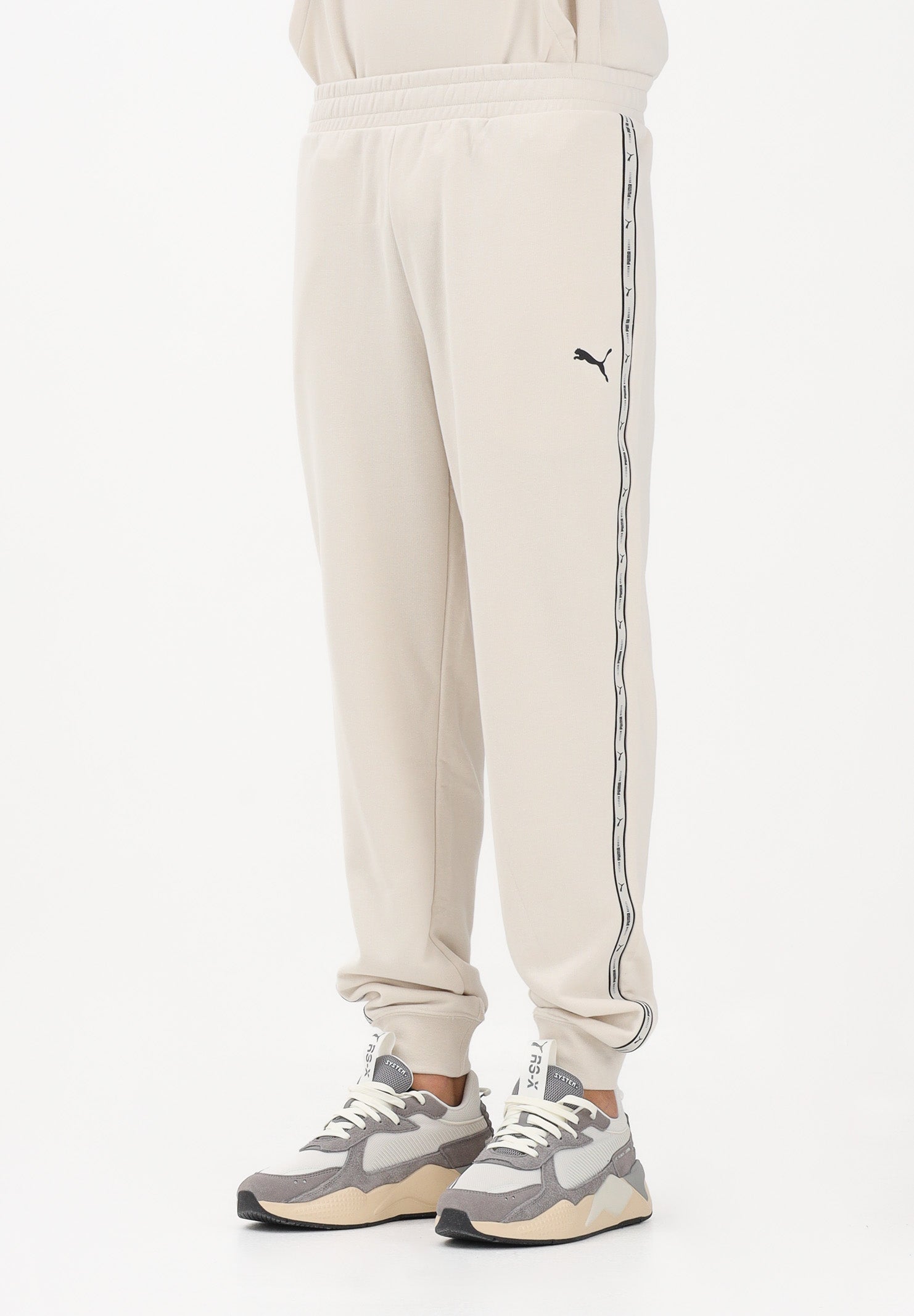 PUMA Pantalone sportivo Essentials Tape panna da uomo 691695 87 PUMA 