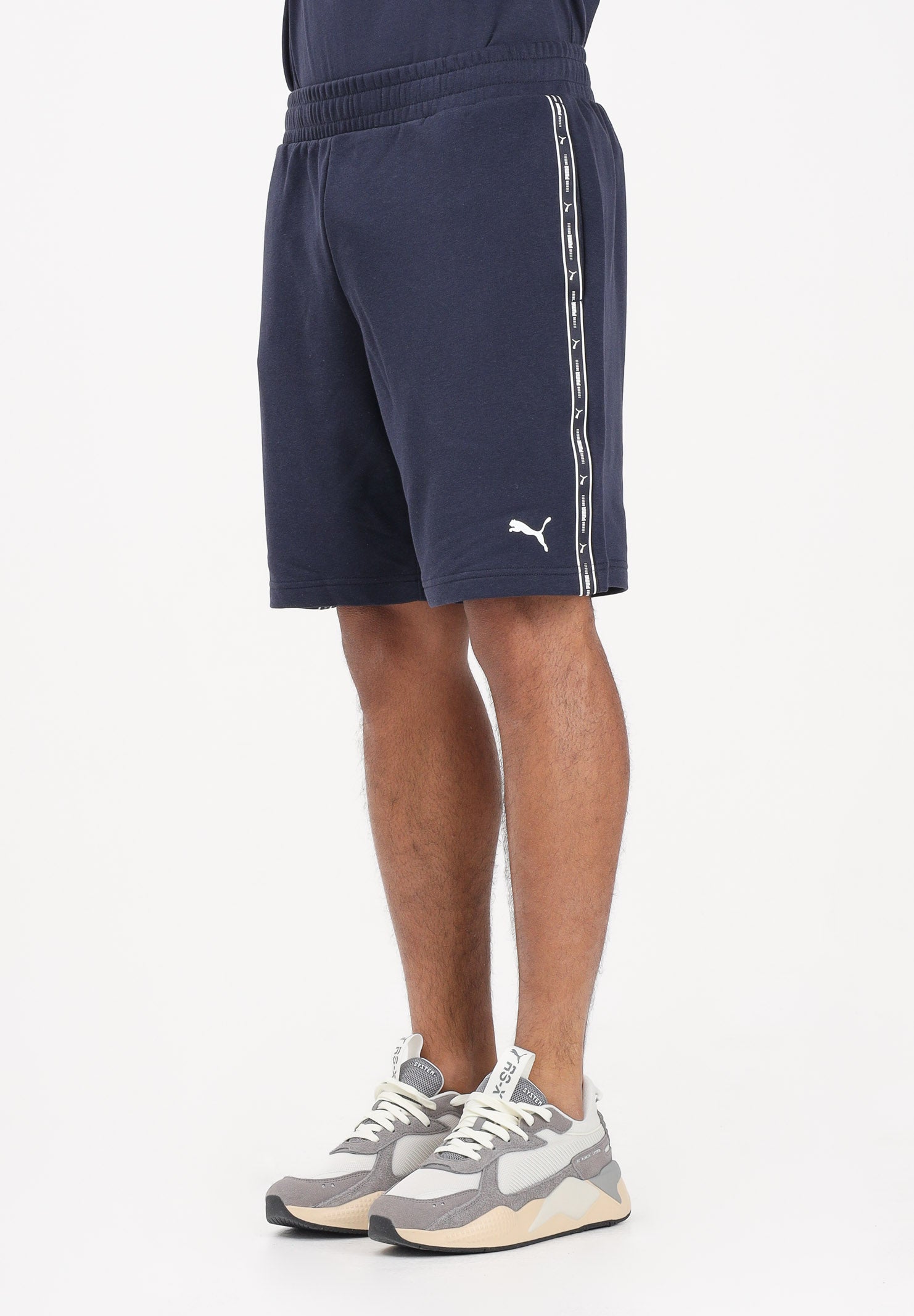 PUMA Shorts sportivo Essentials Tape blu da uomo 691696 16 PUMA 