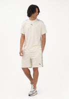 PUMA Shorts sportivo Essentials Tape panna da uomo 691696 87 PUMA 