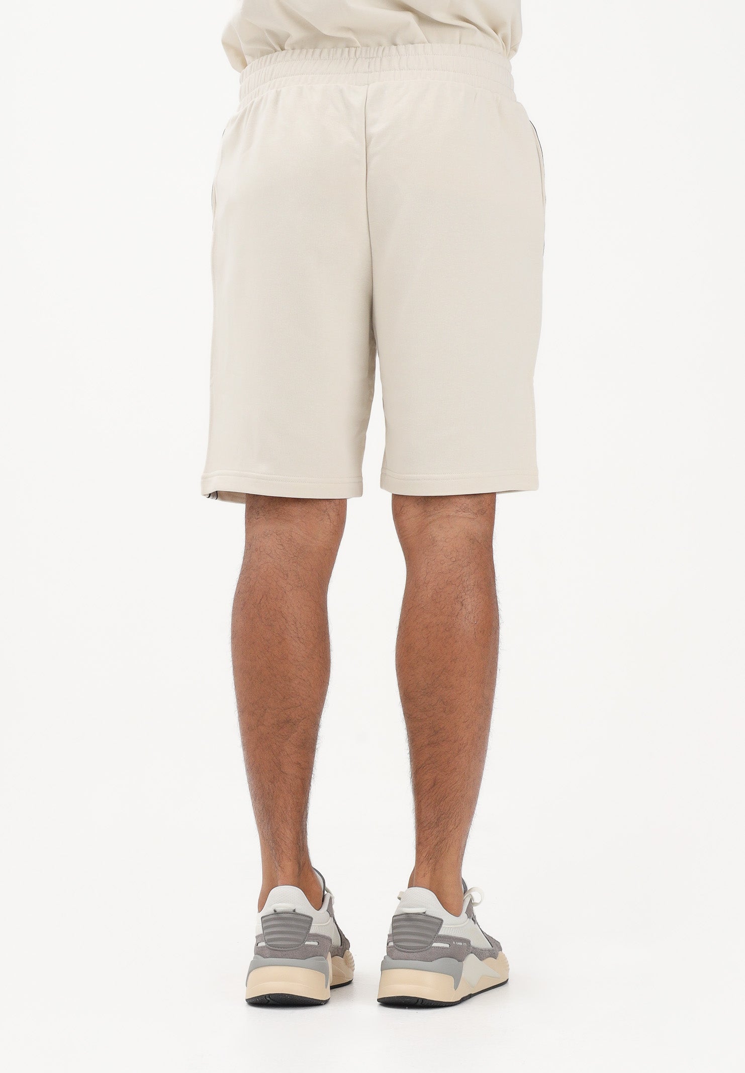 PUMA Shorts sportivo Essentials Tape panna da uomo 691696 87 PUMA 