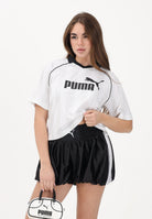 PUMA T-shirt a manica corta ESS Jersey bianca da donna 691702 02 PUMA 