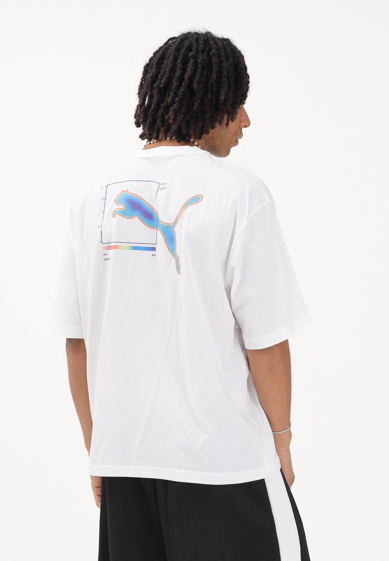 PUMA T-shirt a manica corta Graphic bianca da uomo 691783 02 PUMA 