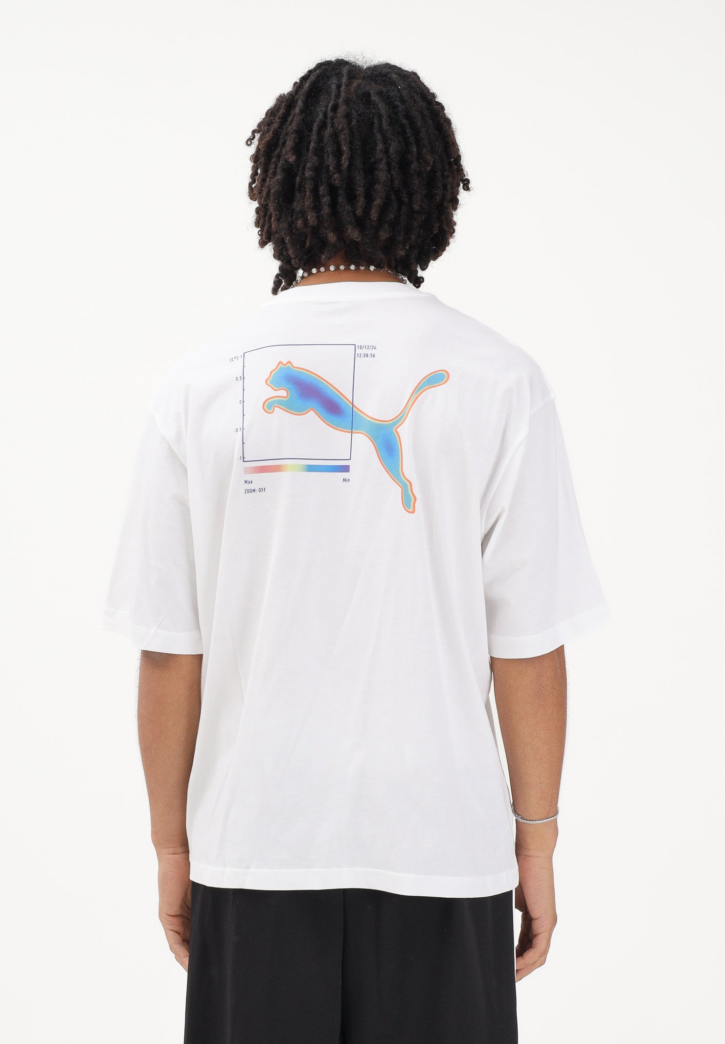 PUMA T-shirt a manica corta Graphic bianca da uomo 691783 02 PUMA 