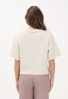 PUMA T-shirt a manica corta Essentials Elevated Relaxed panna da donna 691813 87 PUMA 