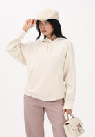 PUMA Felpa con cappuccio Essentials Elevated panna da donna 691814 87 PUMA 