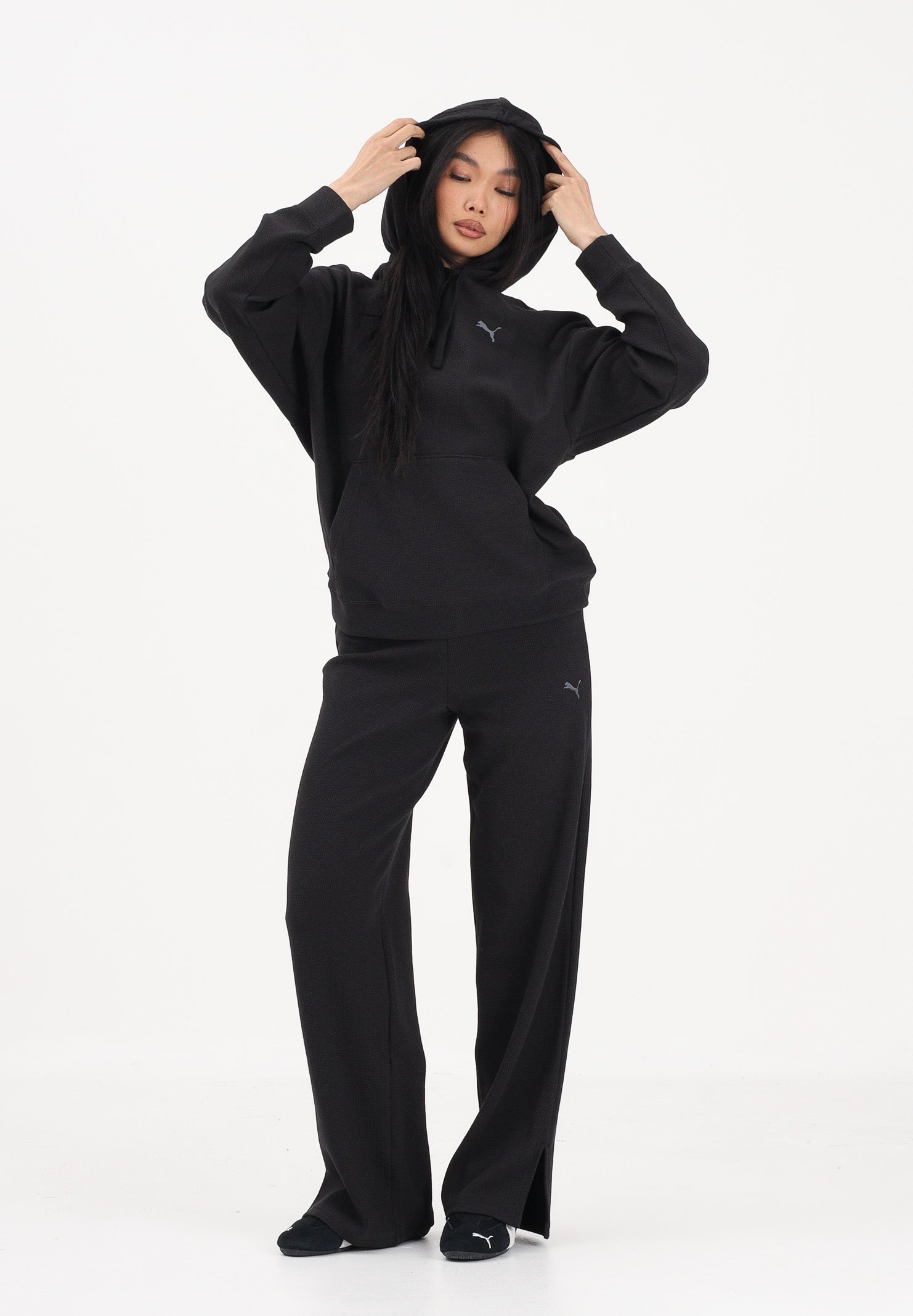 PUMA Pantalone sportivo Essentials Elevated nero da donna 691815 01 PUMA 