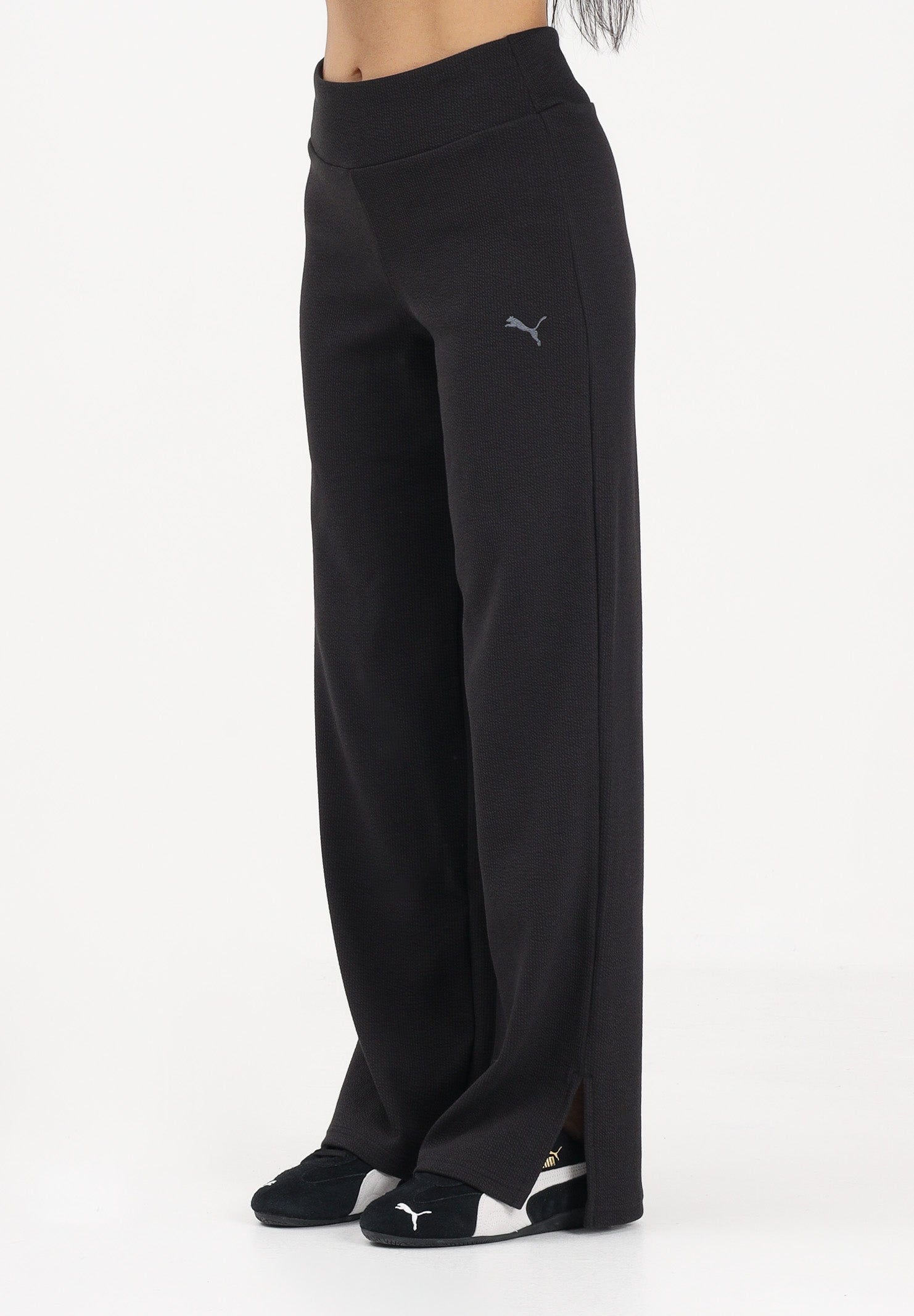 PUMA Pantalone sportivo Essentials Elevated nero da donna 691815 01 PUMA 