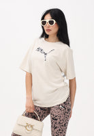 PUMA T-shirt a manica corta Essentials Animal panna da donna 691821 87 PUMA 