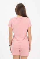 PUMA T-shirt a manica corta Essentials Elevated rosa da donna 691855 26 PUMA 